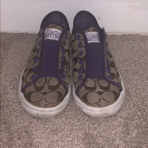 Coach slip on sneakers